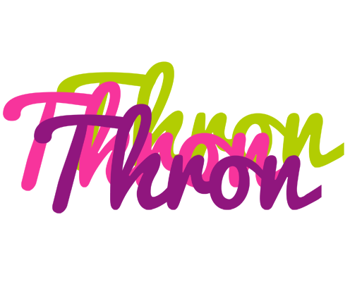 Thron flowers logo