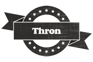 Thron grunge logo