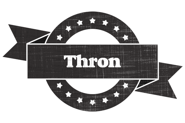 Thron grunge logo