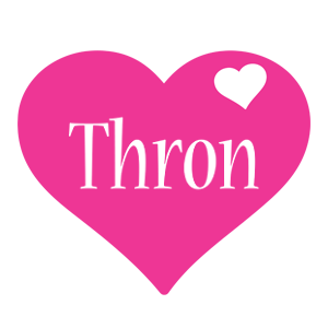 Thron love-heart logo