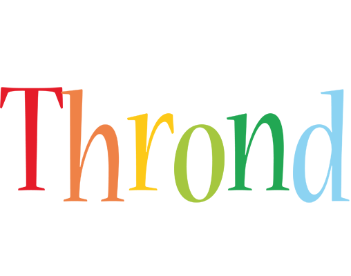 Thrond birthday logo