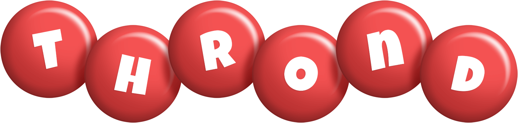Thrond candy-red logo
