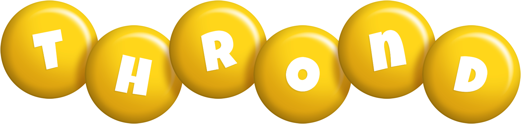 Thrond candy-yellow logo