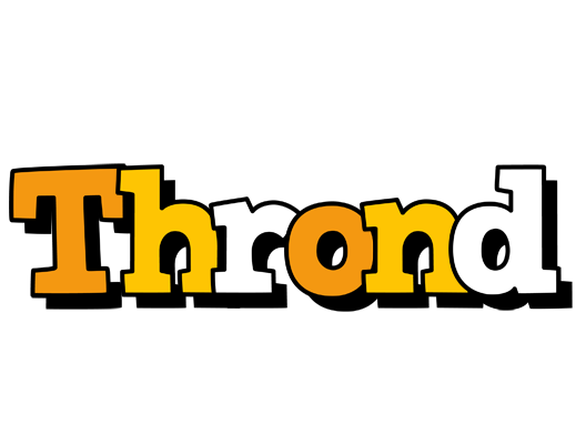 Thrond cartoon logo