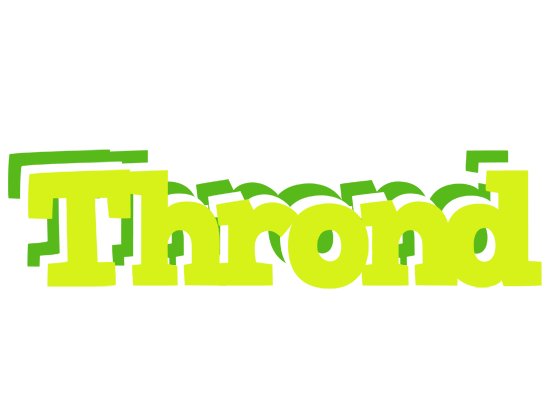 Thrond citrus logo