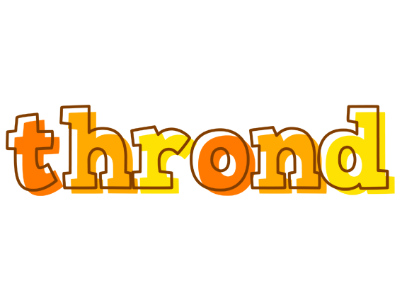 Thrond desert logo