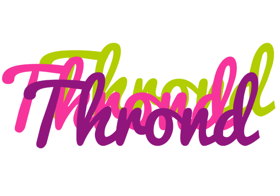 Thrond flowers logo