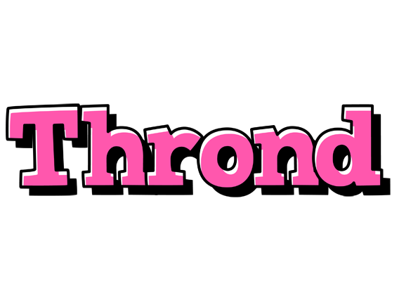 Thrond girlish logo