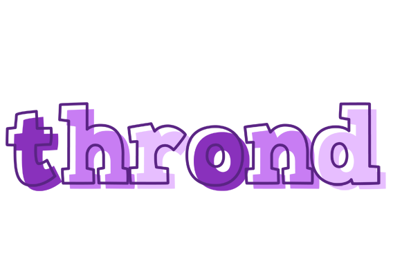 Thrond sensual logo