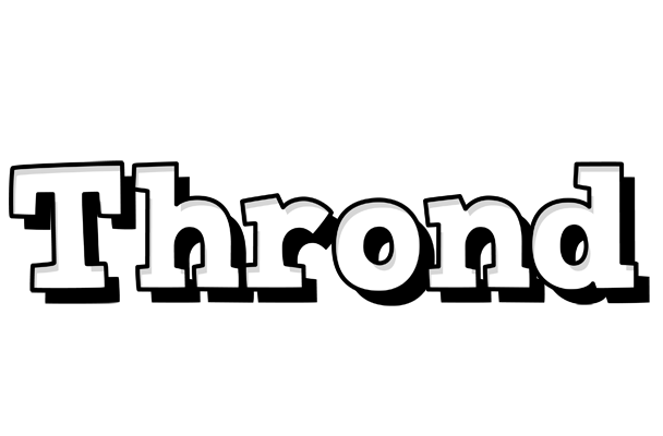Thrond snowing logo