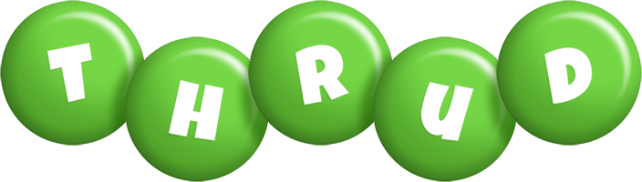 Thrud candy-green logo