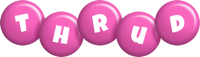 Thrud candy-pink logo