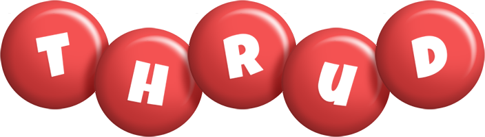 Thrud candy-red logo