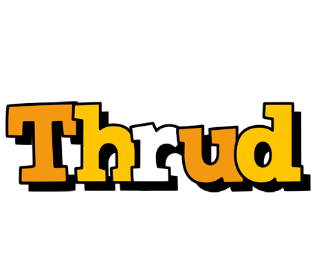 Thrud cartoon logo