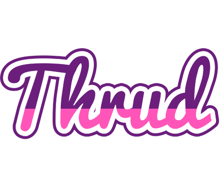 Thrud cheerful logo