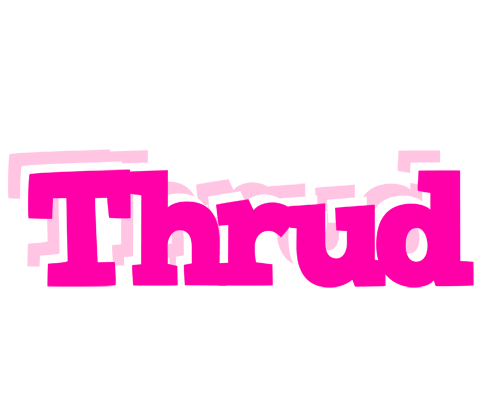 Thrud dancing logo