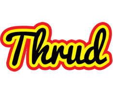 Thrud flaming logo