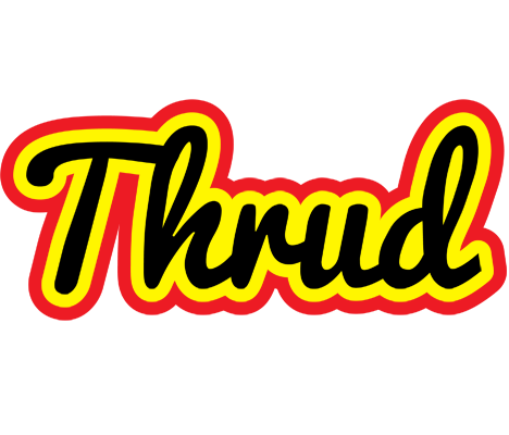 Thrud flaming logo