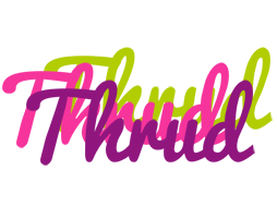 Thrud flowers logo