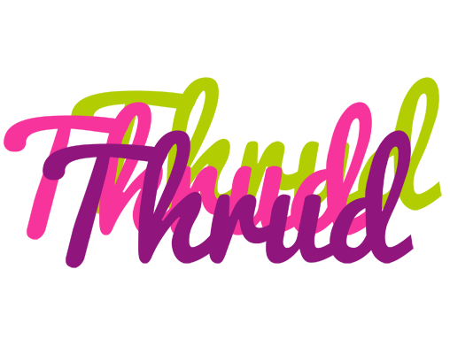 Thrud flowers logo