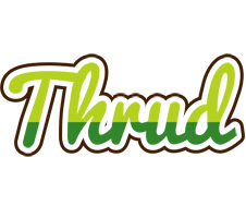 Thrud golfing logo