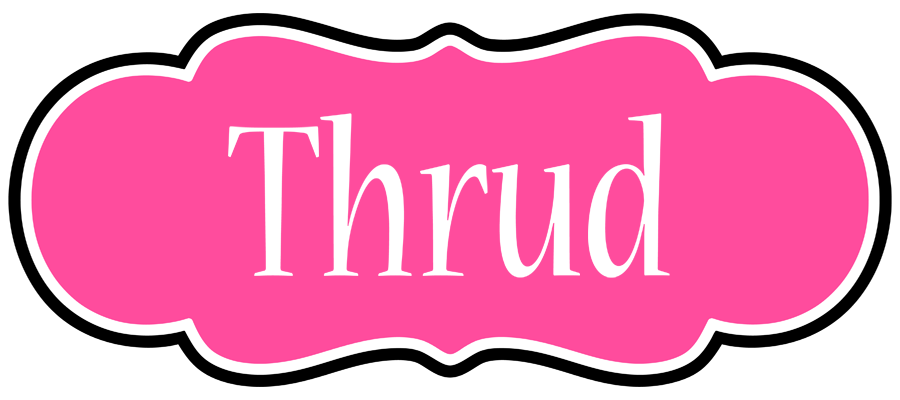 Thrud invitation logo