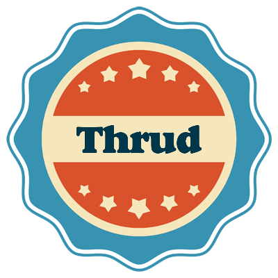 Thrud labels logo