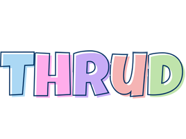 Thrud pastel logo