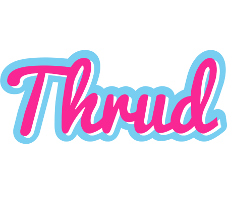 Thrud popstar logo