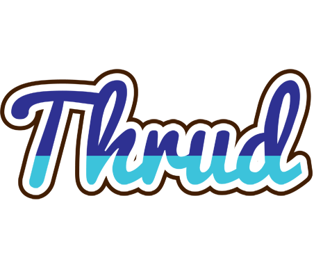 Thrud raining logo