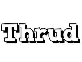 Thrud snowing logo