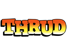 Thrud sunset logo