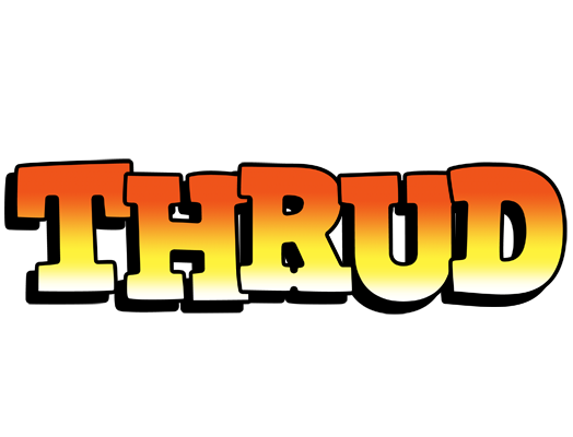 Thrud sunset logo