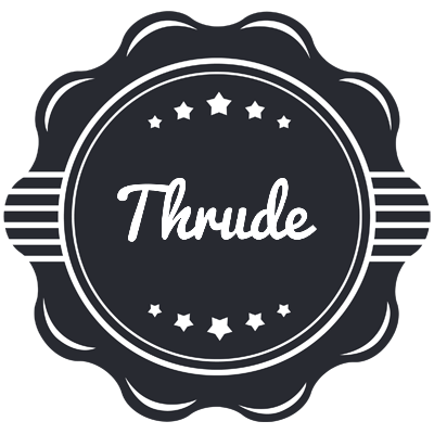 Thrude badge logo