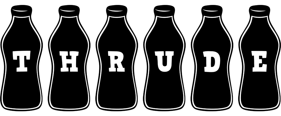 Thrude bottle logo