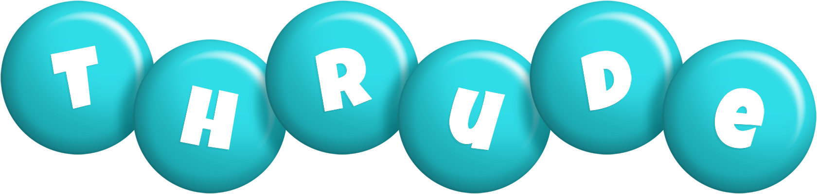 Thrude candy-azur logo