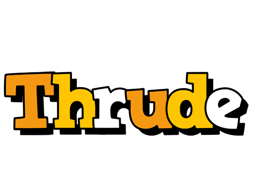 Thrude cartoon logo