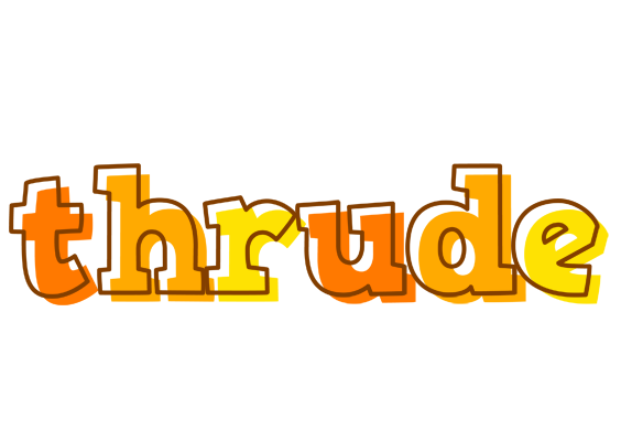 Thrude desert logo