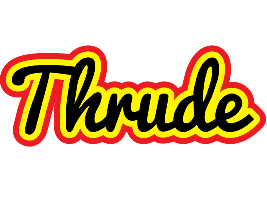 Thrude flaming logo