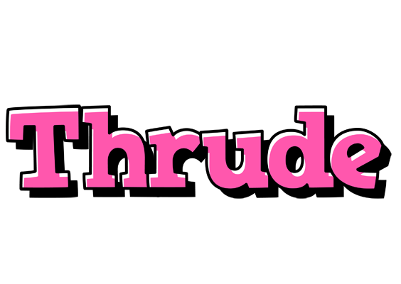Thrude girlish logo