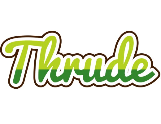 Thrude golfing logo