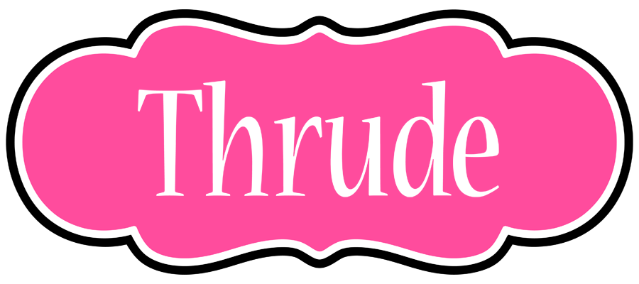 Thrude invitation logo
