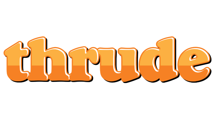 Thrude orange logo