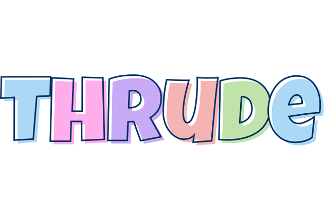 Thrude pastel logo