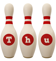 Thu bowling-pin logo