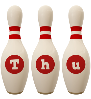 Thu bowling-pin logo