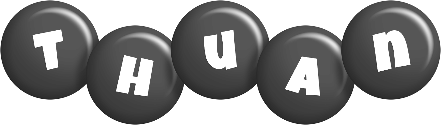 Thuan candy-black logo