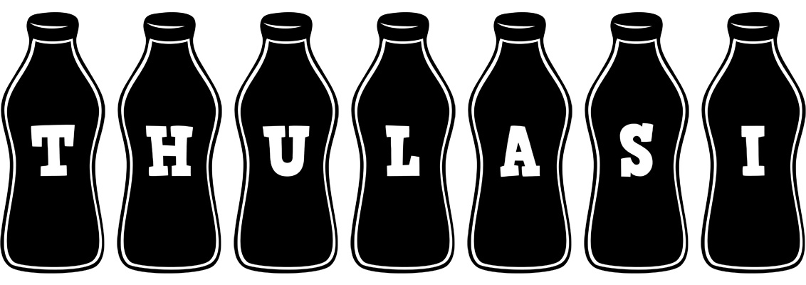Thulasi bottle logo