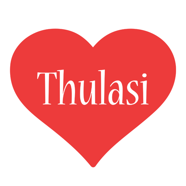 Thulasi love logo