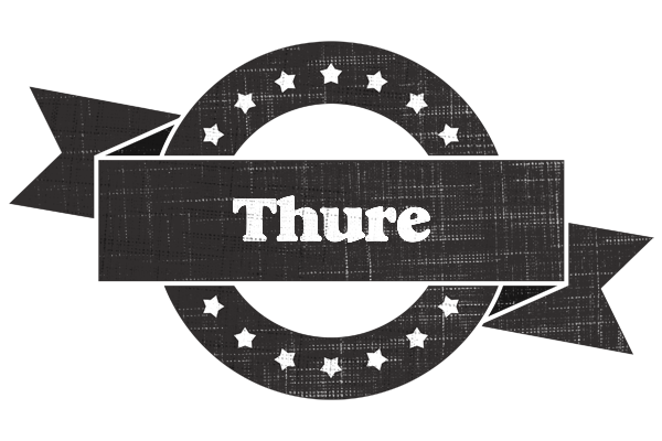 Thure grunge logo
